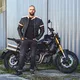 Pánské moto jeansy W-TEC Kancelor - 2. akosť - šedá