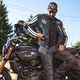 Pánske moto jeansy W-TEC Alfred CE - modrá