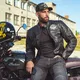 Pánska kožená bunda W-TEC Black Heart Wings Leather Jacket - 2. akosť - čierna