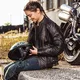 Moto prilba W-TEC Black Heart Rednut - Motorcycle/Matt Black