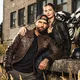 Dámska kožená moto bunda W-TEC Black Heart Lizza - 2.akosť - vintage hnedá