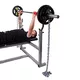 Vzpieračské reťaze s tyčou inSPORTline Chainbos Set 2x15 kg