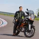 Moto bunda W-TEC Gelnair - 2.akosť - čierno-zelená