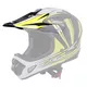 Náhradný šilt pre prilbu W-TEC FS-605 - Skull Smile - Yellow Graphic