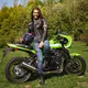 Dámske moto jeansy W-TEC Ekscita - modrá