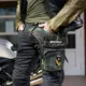 Pánske moto jeansy W-TEC Leonard - čierna