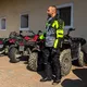Pánske moto nohavice W-TEC Thollte - Black