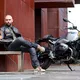Pánska kožená moto bunda W-TEC Sheawen Classic - čierna