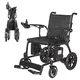 Skladací elektrický karbónový invalidný vozík inSPORTline Feally • 16,2 kg • do 120kg • až 25km dojazd