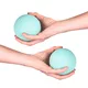 Masážne loptičky inSPORTline Thera 9 cm - tyrkysová