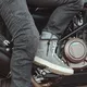 Moto topánky W-TEC Filipo - svetlo šedá
