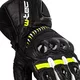Moto rukavice W-TEC Evolation - čierno-bielo-fluo