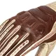 Kožené moto rukavice W-TEC Retro Gloves - hnedo-béžová