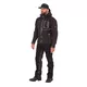 Pánska softshell moto bunda W-TEC Borozef - čierno-zelená