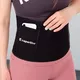Neoprénový pás inSPORTline Waistpire s vreckom - čierna