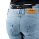 Dámske moto jeansy W-TEC Grandea EVO - modrá