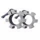 Set olympijských hliníkových objímok inSPORTline CL-21 50mm - strieborná - strieborná