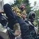 Pánske moto jeansy W-TEC Aredator - čierna