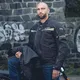 Pánska moto bunda W-TEC Progair - čierna-fluo