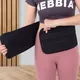 Neoprénový pás inSPORTline Waistrip - čierna