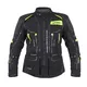 Moto bunda W-TEC Aircross - čierno-zlatá - čierna-fluo žltá