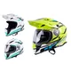 Moto prilba W-TEC V331 - čierno-modro-oranžová