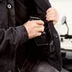 Pánska jeansová letná moto bunda W-TEC Lenny - čierna
