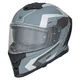 Moto prilba W-TEC Nexwor Graphic - fluo - šedá