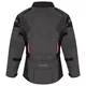 Dámska moto bunda W-TEC Barbata - čierno-šedo-ružová