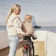 Predná sedačka na bicykel s upínacím adaptérom Urban Iki - Bincho čierna/Bincho čierna