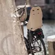 Zadná sedačka na bicykel s adaptérom a nosičom na sedlovku Urban Iki - Sakura ružová/Shinju biela