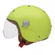 Moto prilba NOX N217K s 3 veľkosťami výstelky - ružová - fluo žltá