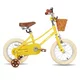 Detský bicykel Joystar Retro 14" s košíkom • 92-120 cm - žltá - žltá