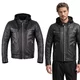 Kožená moto bunda W-TEC Murayo - čierna