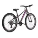 Juniorský dievčenský bicykel Kross LEA JR 2.0 24" Gen 002 - šedá/tyrkysová