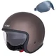 Moto prilba W-TEC Valkorne Marron - deep coffee - deep coffee