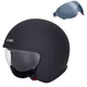 Moto prilba W-TEC Valkorne Noir - matne čierna - matne čierna