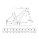 Dámsky crossový bicykel KELLYS CLEA 90 28" 9.0 - Graphite Grey