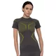 Dámske funkčné tričko Brubeck Dry s krátkym rukávom SS1465W - Grey/Lime