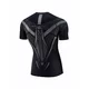 Pánske funkčné tričko Brubeck Dry s krátkym rukávom SS1466M - BLACK / GRAPHITE
