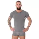 Pánske tričko Brubeck - krátky rukáv - Dark Grey - Dark Grey
