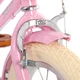 Detský bicykel Joystar Stitch 14" s košíkom a kolieskami • 92-120 cm