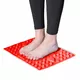 Masážna podložka pod chodidlá inSPORTline Tilsipur 39x29 cm - modrá - červená
