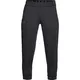 Dámske legíny Under Armour Featherweight Fleece Crop - Black