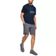 Pánske tričko Under Armour GL Foundation SS T - Charcoal Medium Heather/Graphite/Black