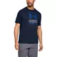 Pánske tričko Under Armour GL Foundation SS T - Charcoal Medium Heather/Graphite/Black