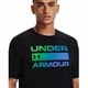 Pánske tričko Under Armour Team Issue Wordmark SS - White