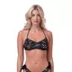 Dámsky plavkový top Nebbia Earth Powered 556 - Ocean Blue - Volcanic Black