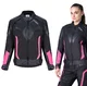 Dámska moto bunda W-TEC Durmana - čierno-ružová - čierno-ružová