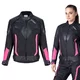 Dámska moto bunda W-TEC Durmana - čierno-ružová